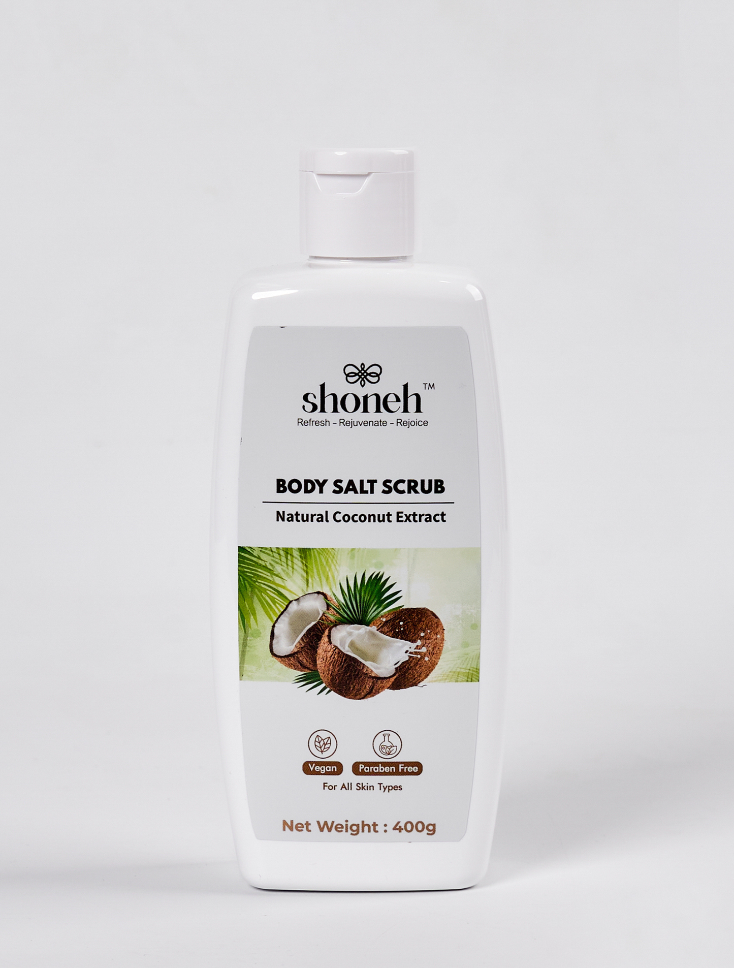 Coconut Body Salt Scrub – Creamy & Nourishing |  Exfoliate. Hydrate. Refresh Naturally