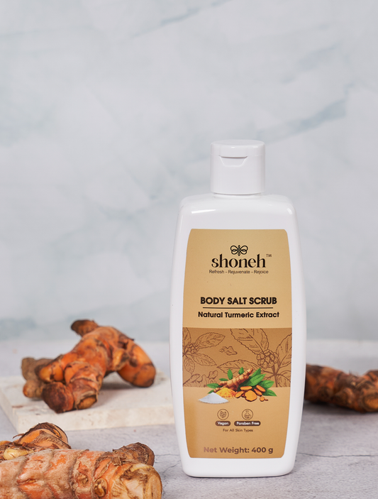 Turmeric Body Salt Scrub – Creamy & Aromatic | Exfoliate. Nourish. Glow Naturally