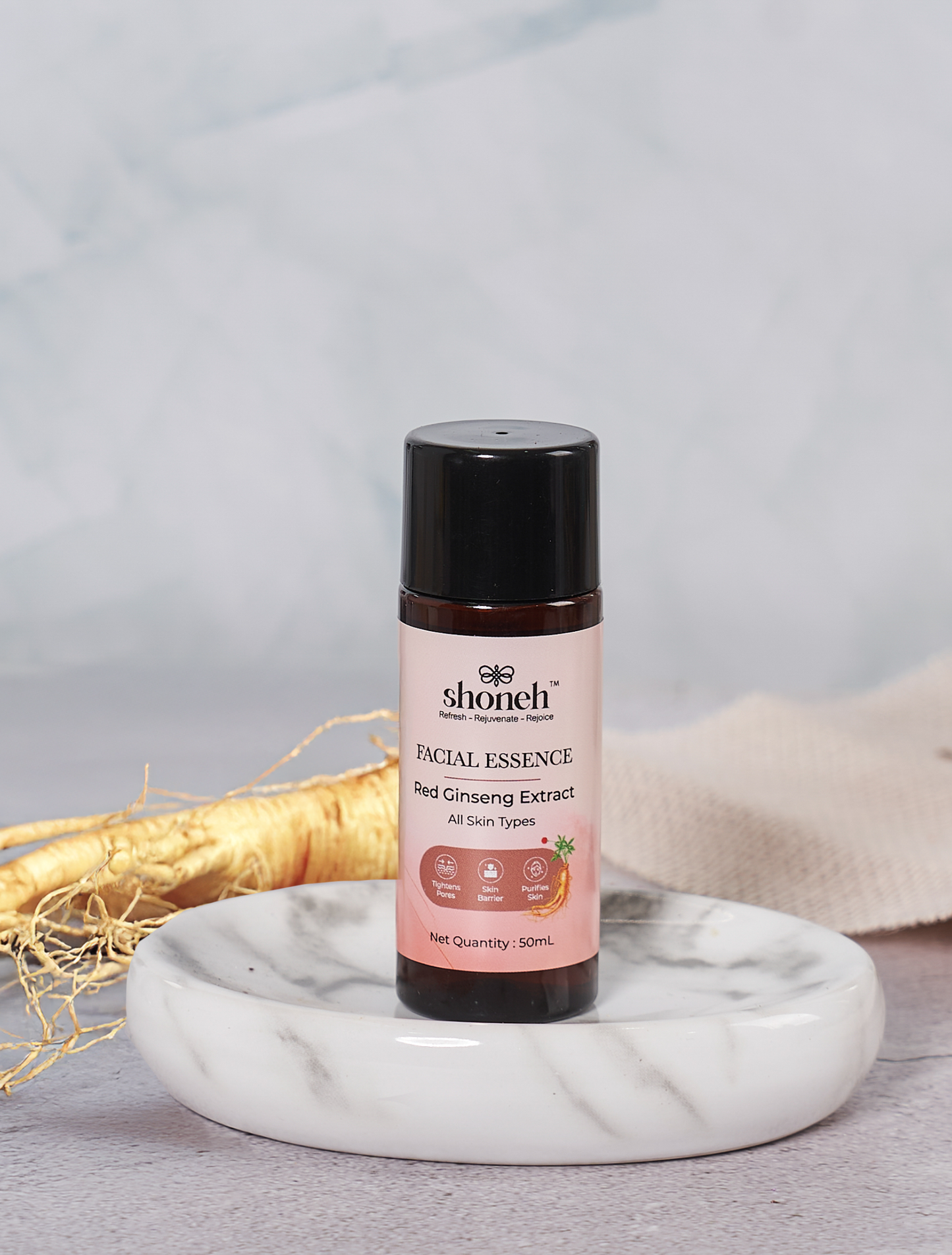Facial Essence with Red Ginseng Extract – Hydrate & Revive | Boost. Balance. Glow.